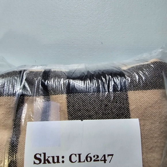 Troll Company‎ Flannel Shirt Mens Small Black White Plaid Pearl Snap Button Up - Picture 12 of 12